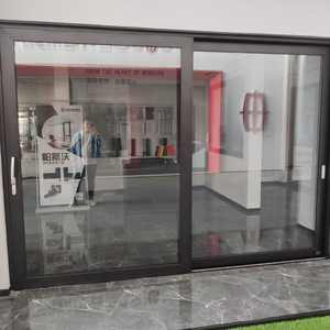 <span class=keywords><strong>Puerta</strong></span> plegable de aluminio moderna de vidrio templado Puertas corredizas de <span class=keywords><strong>patio</strong></span> insonorizadas con revestimiento de polvo de varios paneles - Product Image 4