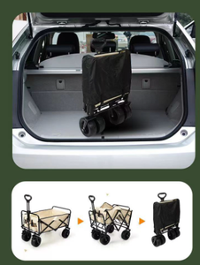 Chariot de camping pliable pour <span class=keywords><strong>voiture</strong></span>, idéal pour les voyages en plein air, le camping, le marché nocturne, les pique-niques - Product Image 5