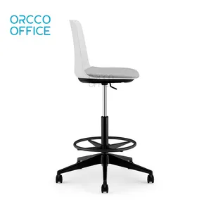 University College School Classroom Students Seating Furniture Students Wheels Plastic With Writing Table Training Desk Chair