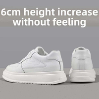 Scarpe Sportive con Suola Spessa per Aumentare l'Altezza, Sneakers Traspiranti con Lacci Unisex per Uomo e Donna, Produzione ODM OEM
