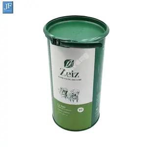 Free Sample Small Bucket with Lid and Lock Ring Metal Packaging Wine Tin Box Chemical Fertilizer Empty Barrel Tinplate Round Can