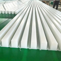 Rails de guidage en UHMWPE vert résistant à l'usure pour ligne d'automatisation, profil en T, machines d'emballage, glissières en PE UHMW, guides en plastique
