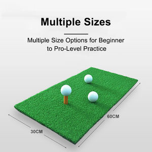 Tapis de frappe de golf pour la pratique en intérieur et en extérieur, tapis en gazon hautement élastique pour l'entraînement au swing et au chipping, simulateurs de golf de garage - Product Image 1