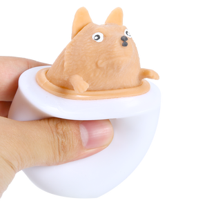 Ghost Squirrel Cup Soft Decompression Push Cute Stress Relief Squeeze Dog Cups Toys - Product Image 2