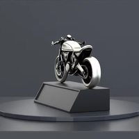 Ornements de table pour moto, design personnalisé, moto en métal plaqué 3D, récompense, souvenir d'événement, article en fonte, cadeau d'affaires