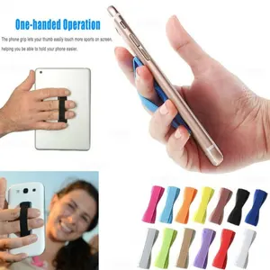 Smartphone Single Finger Grip For iPhone Sumung Universal Rubber Elastic Band Strap Phone Handle Grip For Smartphone Accessories