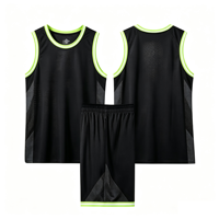 Ensemble d'uniformes de basketball personnalisés, séchage rapide, respirant, en maille polyester, pour équipes universitaires et interneurales, vente en gros directe usine