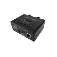 Contrôleur d'éclairage Ethernet ArtNet Sacn DMX 512 RDM 2 univers 1024 canaux