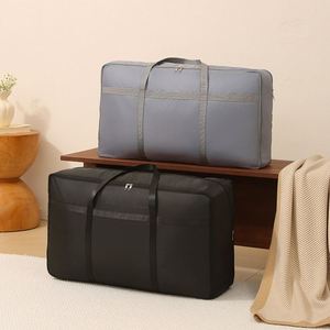 Sac de rangement pour couettes, grande capacité, épais et résistant, avec poignée portable, sac de déménagement, sac de voyage - Product Image 1