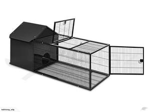 Aier 9015-1 Büyük Çevre Dostu İç/Dış Mekan Tavşan Kafesi Hayvan Desenli Tek Evcil Hayvan Demir Yapılı 25 lb Kapasiteli Kullanışlı - Product Image 4