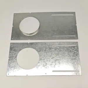 Galvanized Steel Rough In Mounting Plate Without Lip New Construction Bracket For 4 Inch Led Recessed Lights