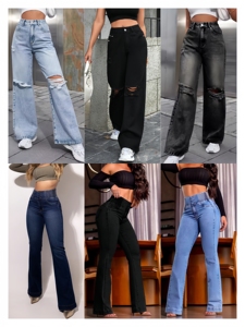 Günstiger Großhandel mit engen Denim-Baumwoll-Stretch-Modehosen für Damen und Herren jeans aus chinesischen Fabriken - Product Image 5