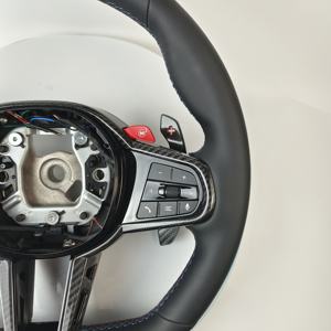 Volante Deportivo Personalizado de Fibra de Carbono M6 para <span class=keywords><strong>BMW</strong></span> Serie <span class=keywords><strong>G</strong></span> M3 M4 M5 F90 <span class=keywords><strong>M8</strong></span> X3m X4m X5m X6m - Product Image 5