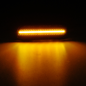 Ailead Plug and <span class=keywords><strong>Play</strong></span> 2x Front DOT/SAE Amber LED Turn Signal Light Side Marker Lamp para Lexus SC300 SC400 Smoke Lens USA Market - Product Image 6