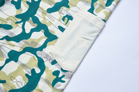 Chemises de sécurité ignifuges NFPA2112, coton ignifuge, t-shirt à manches longues à col rond camouflage pour homme