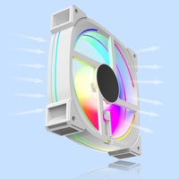 Ventilateur de refroidissement RGB de haute qualité 120 mm DC 12V silencieux pour boîtier d'ordinateur, refroidisseur de radiateur pour boîtier d'ordinateur