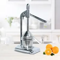 Hete Verkopende Handmatige Metalen Fruitpers Citrus Citroenpers Op Maat Handmatige Citroenpers