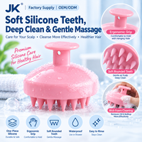 Shampooing brosse Silicone cheveux cuir chevelu épurateur exfoliant pour les pellicules tête cuir chevelu masseur pour la croissance des cheveux humide sec cuir chevelu brosse