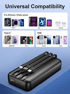 พาวเวอร์แบงค์ HYTO 22.5W ความ<span class=keywords><strong>จ</strong></span>ุ 50000mAh/20000mAh หน้า<span class=keywords><strong>จ</strong></span>อ LED ชาร์<span class=keywords><strong>จ</strong></span>เร็ว พกพาสะ<span class=keywords><strong>ด</strong></span>วก พร้อมสายชาร์<span class=keywords><strong>จ</strong></span>ในตัว - Product Image 6