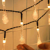 Guirlandes lumineuses solaires LED blanc chaud en cuivre IP44 pour extérieur, camping, fêtes, décorations de parcs, affichage festif en hauteur