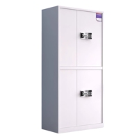 Armoire à dossiers électronique sécurisée personnalisée avec empreinte digitale, en acier épaissi, design moderne et simple, pour usage professionnel et financier