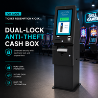 Kiosque en libre-service avec lecteur de codes QR et distributeur de billets pour Noble777, Banilla Skill Game Board, English Evolink