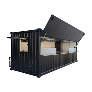 Restaurant de conteneurs préfabriqués à faible coût Café-bar en acier préfabriqué Cuisine d'expédition pour villas Maisons de conteneurs - Product Image 1