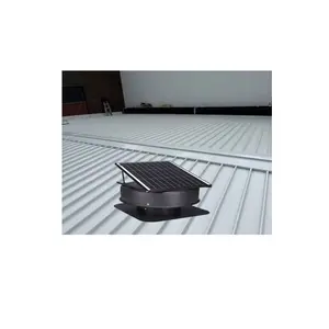 50W Waterproof Roof Exhaust Attic Air Fan Aluminum Roof Vent with Solar Panel