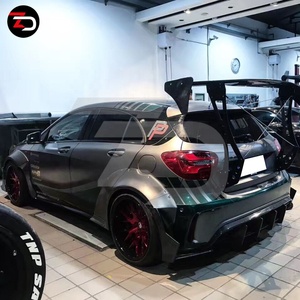 Kit de Carrocería Ancha Estilo ZD en Oferta para <span class=keywords><strong>Mercedes</strong></span> Clase A W176 A260 A250 <span class=keywords><strong>A180</strong></span> A45 con Alerón Delantero, Cejas de Rueda, Alerón Trasero Alto y Labio Trasero - Product Image 1