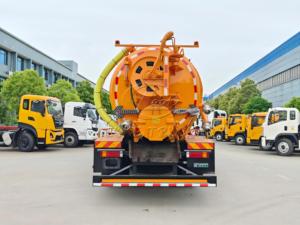 รถดูดสิ่งปฏิกูล 6 ล้อ SHACMAN 15000 ลิตร แบบเจ็ท พร้อมเพลาแยก PTO ระบบปั๊มคู่ทำงานพร้อมกัน สำหรับงานขุดลอกท่อระบายน้ำ - Product Image 6