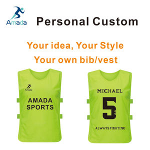 Séchage rapide respirant unisexe Football formation gilet bandes élastiques enfants sport maille Scrimmage bavoirs pour basket Football entraînement - Product Image 5