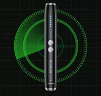 Détecteur Anti-Espion T8 Portable en Forme de Stylo, Scanner de Caméras Cachées, Recherche de Signaux RF et de Mouchards pour Écoutes, Conception Miniature, en Plastique
