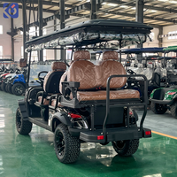 Voiturette de golf moderne 6 places personnalisable CAMP avec batterie lithium 72V – Voiturette de golf économique Club Car