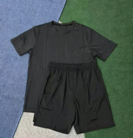 Shorts de sport unisexes légers et respirants en tissu délavé pour l'été