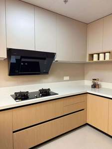 Meuble de cuisine modulaire, plan de travail en acier inoxydable, plan de travail en granit, meuble de cuisine moderne, évier de cuisine - Product Image 2