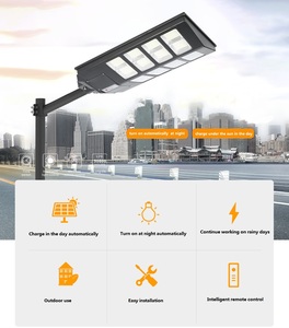 <span class=keywords><strong>Luminaire</strong></span> <span class=keywords><strong>solaire</strong></span> haute puissance IP65 étanche pour extérieur avec capteur à distance 180W 240W 360W, lampadaire <span class=keywords><strong>solaire</strong></span> LED tout-en-un intégré - Product Image 4