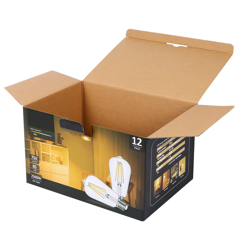 Free Sample Eco-Friendly Custom Large Color Cardboard Box Clothing Product Shipping Packaging Box