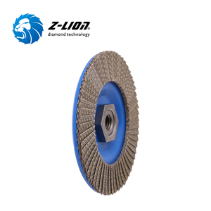 Z-LION 4.5 "<span class=keywords><strong>Shining</strong></span> với Threaded ARBOR kim cương Flap discs cho bê tông mật độ cao Sanding đĩa mài mòn Flap đĩa - Product Image 2