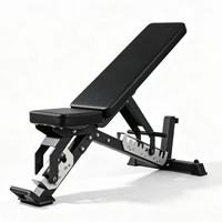 Banc de musculation multifonction réglable en acier pour la maison, 140x66x46CM, poids net 35kg, durable, portable, usage commercial