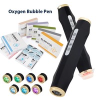 Draagbare plastic beauty gezichtsverzorging gezichtsverjonging handheld zuurstofbelletjes pen CO2 zuurstofapparaat