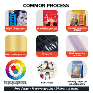 Bolsa <span class=keywords><strong>de</strong></span> Fondo Plano <span class=keywords><strong>para</strong></span> Alimentos <span class=keywords><strong>para</strong></span> Mascotas, Alimentos Secos <span class=keywords><strong>para</strong></span> <span class=keywords><strong>Perros</strong></span>/Gatos/Peces, Personalización Completa <span class=keywords><strong>de</strong></span> Tamaño/Capacidad/Diseño - Product Image 4