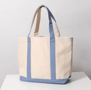 Bolsa de Mano de Lona Personalizada, Reciclable, Resistente al Agua, Gran Capacidad, para Mujer, <span class=keywords><strong>Moda</strong></span> de Verano y Otoño, Uso Diario, Viajes, con Cierre Abierto - Product Image 3