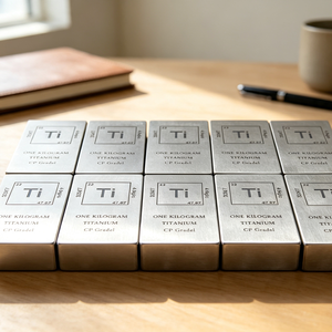 Titanium One Kilogram CP Grade1 Solid Metal Bar 40mm Thickness 55mm Width 105mm Length Investment Gift - Product Image 3