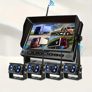 4CHWireless Backup <b>Camera</b> 7 Inch Monitor Digital Wireless, 720P DVR System Car Reversing Wireless YB-N-Wireless-4 Wireless Backu - Product Image 1