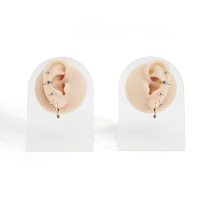 Silicone Body Part Jewelry Props Silicon Mold Flexible Plump Lips Navel Earring Ear <strong>Jewellery</strong> Piercings Nose Display for Stand - Product Image 2