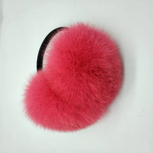 Mwfur unisex फर इयरमफ हेडफ़ोन कान गर्म फैशन फोक्स फर फर इयरमफ फैशन पुरुषों और महिला कान कवर - Product Image 6