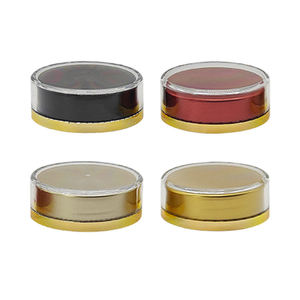 Precio al por Mayor, Dispensador de Cápsulas Transparente de 40 ml, Botella de Plástico PS Portátil Sellada con Tapa Roja - Product Image 5