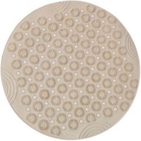 Tapis de sol de salle de bain moderne YIJU en PVC antidérapant et imperméable avec ventouses, tapis de douche massant et multifonctionnel