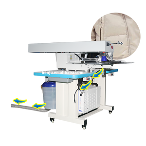Machine de découpe laser automatique pour tissus non tissés, machine de soudage par collage pour poches de jeans, machine de découpe et de couture - Product Image 1