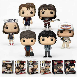 Nouvel ensemble de figurines <span class=keywords><strong>Pop</strong></span> Stranger Things <span class=keywords><strong>4</strong></span> de 10 cm : Dustin, Steve, Eddie, Robin – Statues de collection Anime, Ornement, Vente en gros - Product Image 1